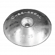 Магниевый дисковый анод Tecnoseal 00104MG Ø125x21мм для пера руля