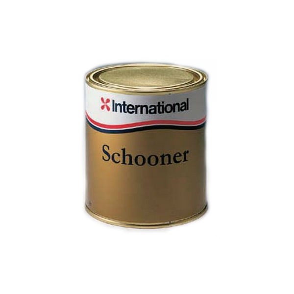 International Лак ультрафиолетовостойкий с тёплым золотым оттенком International Schooner 2,5 л