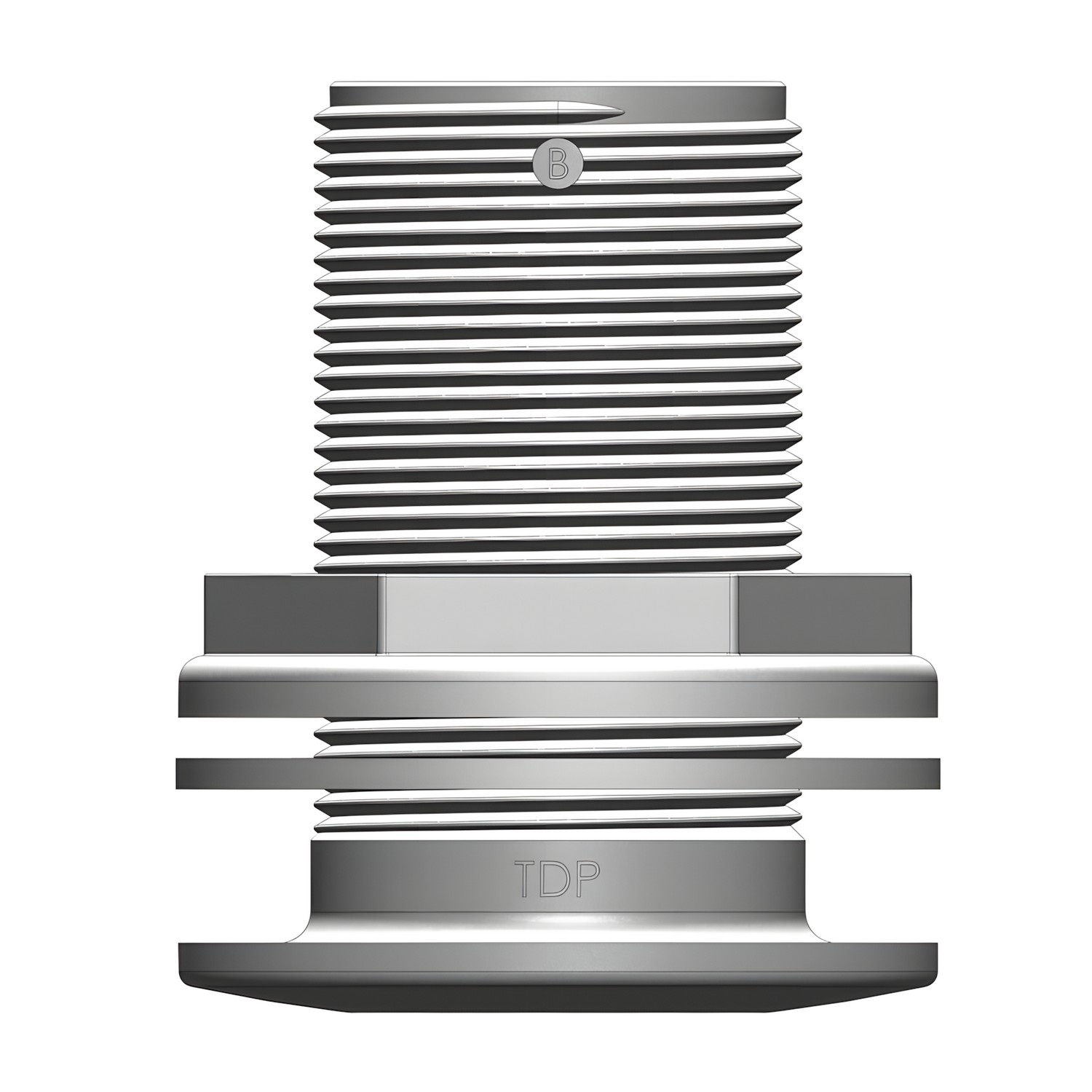 Кингстон TruDesign Domed 90419 1"1/2 BSP Ø36мм из белого нейлона армированного стекловолокном