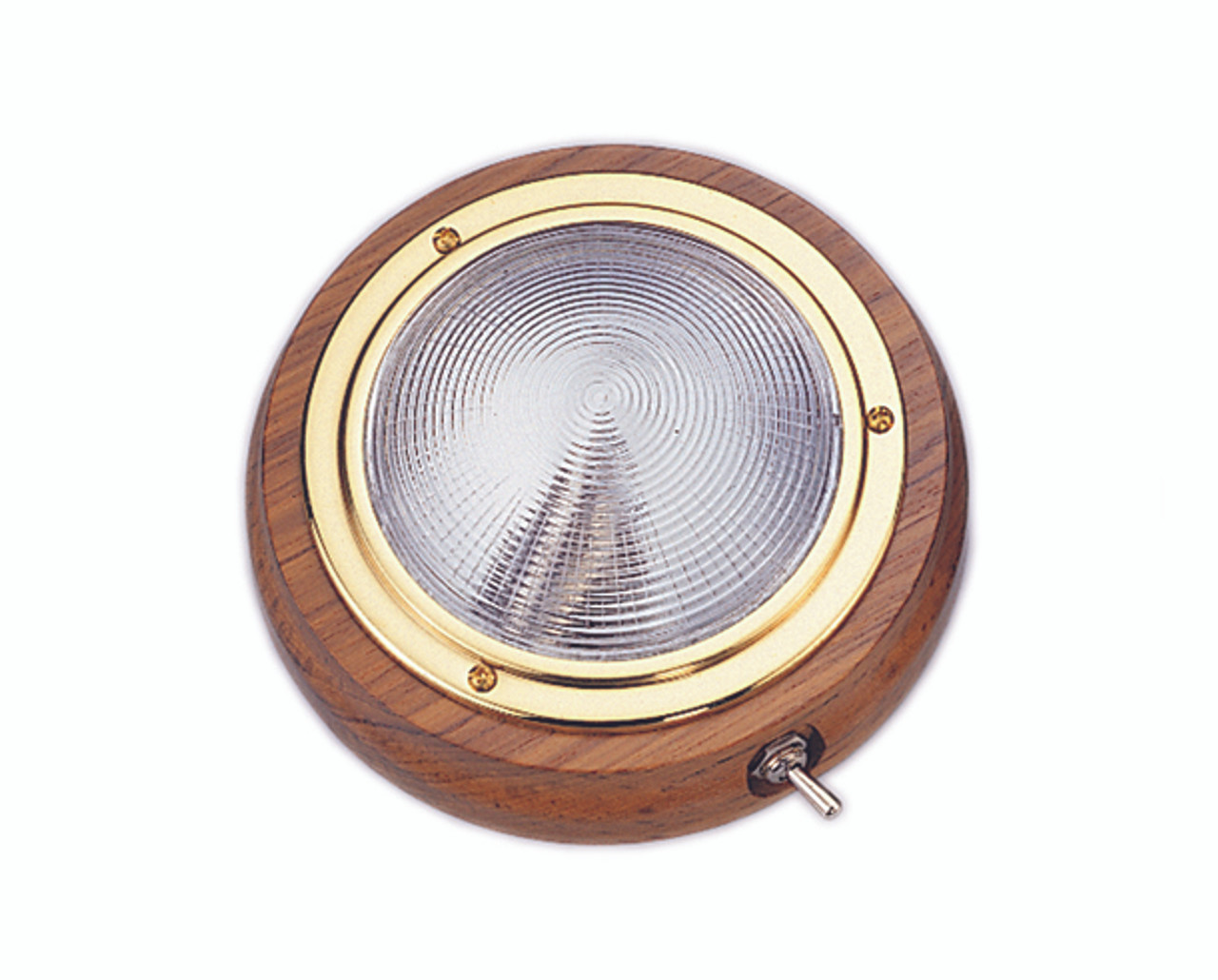 Светильник интерьерный AAA Worldwide J-102BT 00548 12В 15Вт цоколь BA15s Ø140x50,8мм из тика/латуни