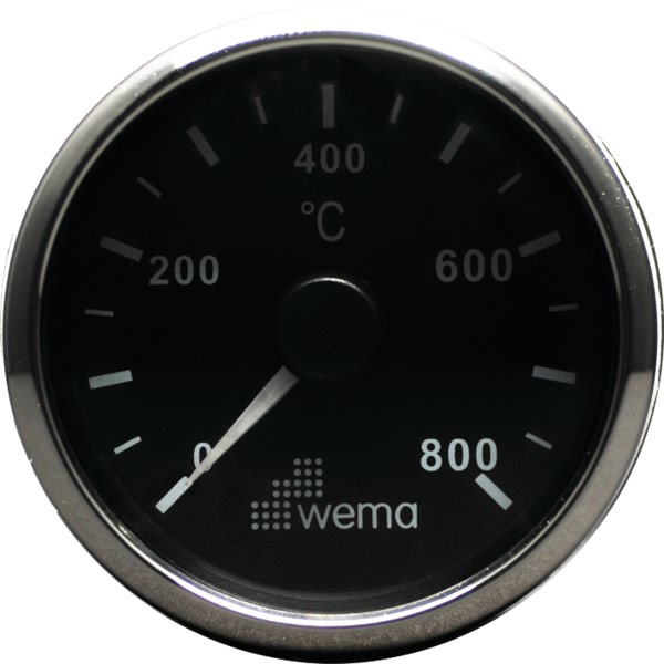 Wema Индикатор температуры выхлопных газов Wema IMTR-BS-0-800 12/24 В 0 - 800 °C