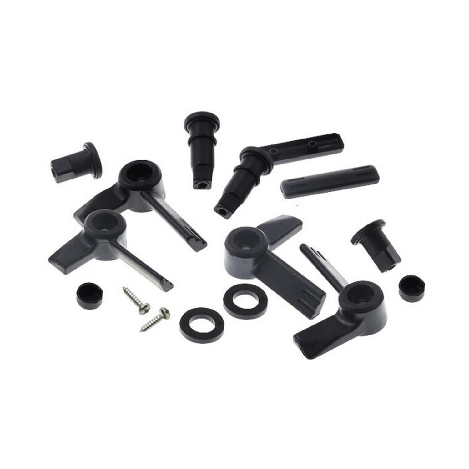 Комплект поворотных ручек Lewmar 361714992 для палубного люка универсальный из черного пластика