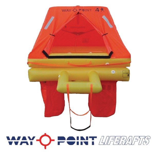 Waypoint Спасательный плот в контейнере Waypoint ISO 9650-1 Ocean 4 чел 66 x 44 x 29 см