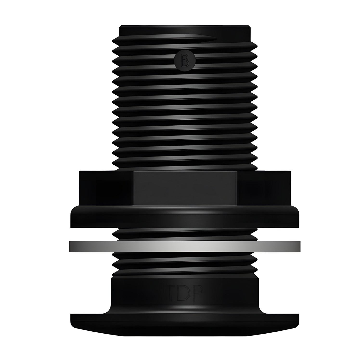 Кингстон TruDesign Domed 90422 1" BSP Ø23мм из чёрного нейлона армированного стекловолокном