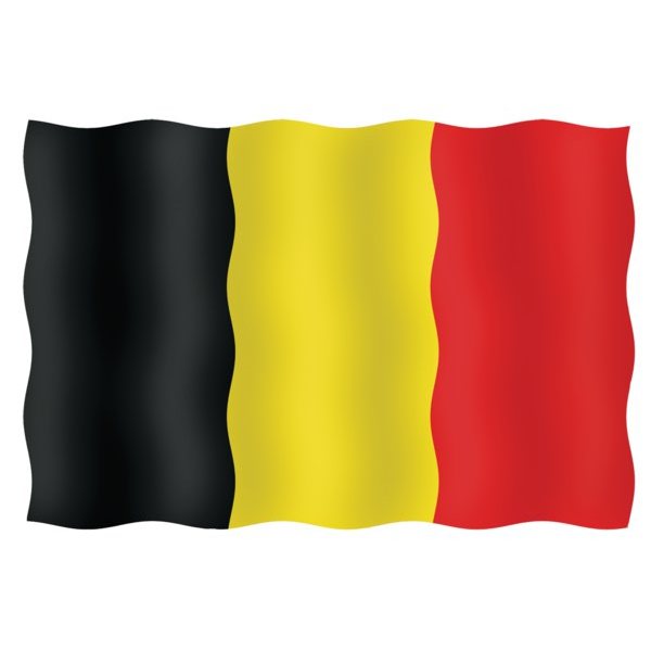 Maritim Флаг Бельгии гостевой из перлона/шерсти 20 x 30 см 20030-33125