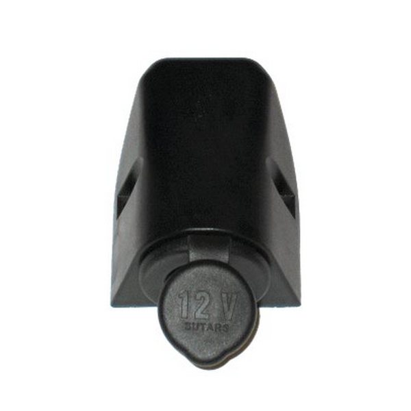 Корпус для розетки Sutars 1212 12 В 16 А 20/16 мм чёрная пластмасса