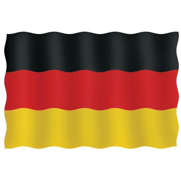 Maritim Флаг Германии гостевой из перлона/шерсти 20 x 30 см 20030-33109