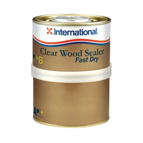 International Грунт двухкомпонентный быстросохнущий прозрачный International Clear Wood Sealer Fast Dry 750 мл