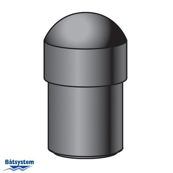 Batsystem Торцевая заглушка для трубы Batsystem P1058 25 мм черная