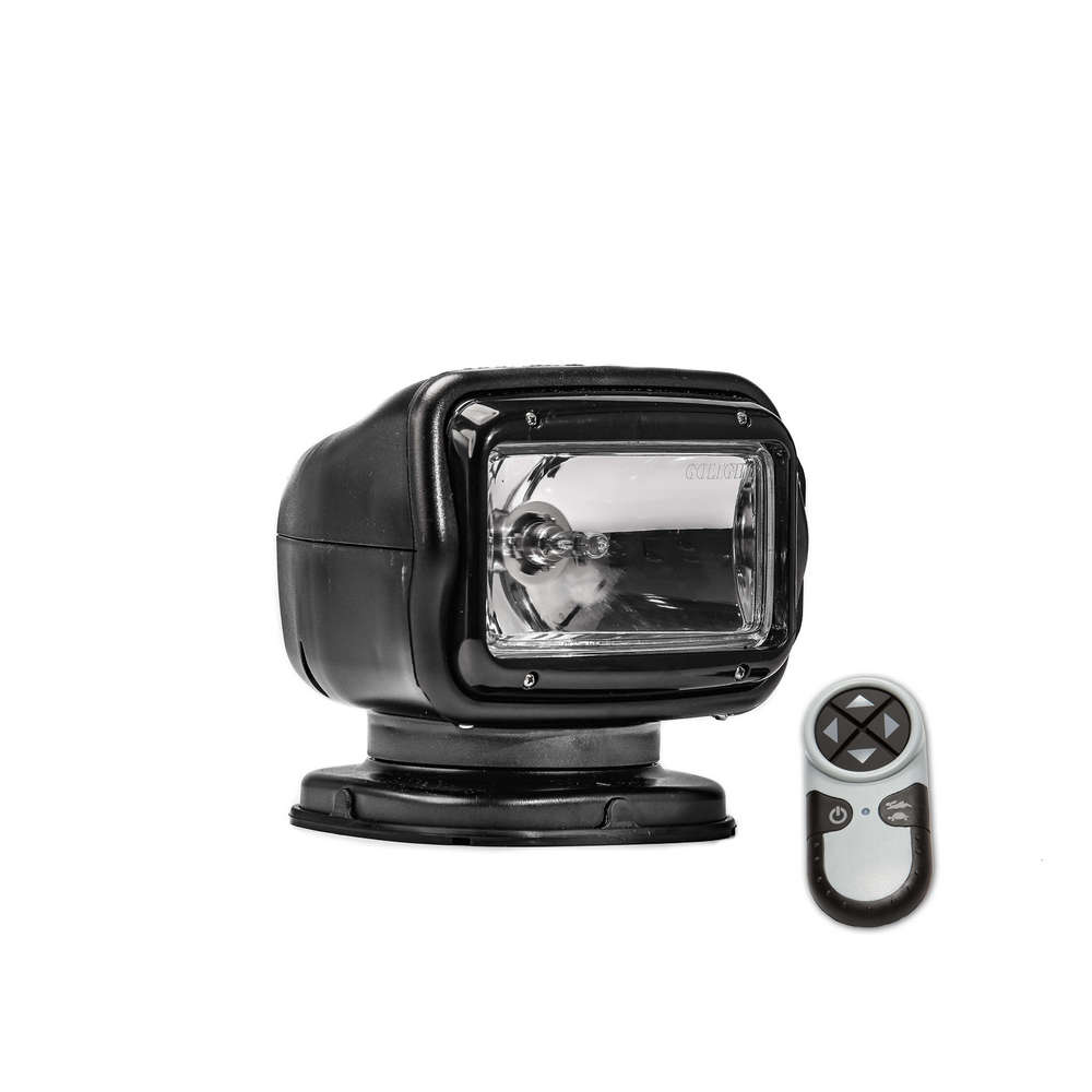 Прожектор галогенный Golight GT 2051GT 13,8В 5,5А 225000кд 370x135° дальность до 950м IP56 черный стационарный с пультом ДУ