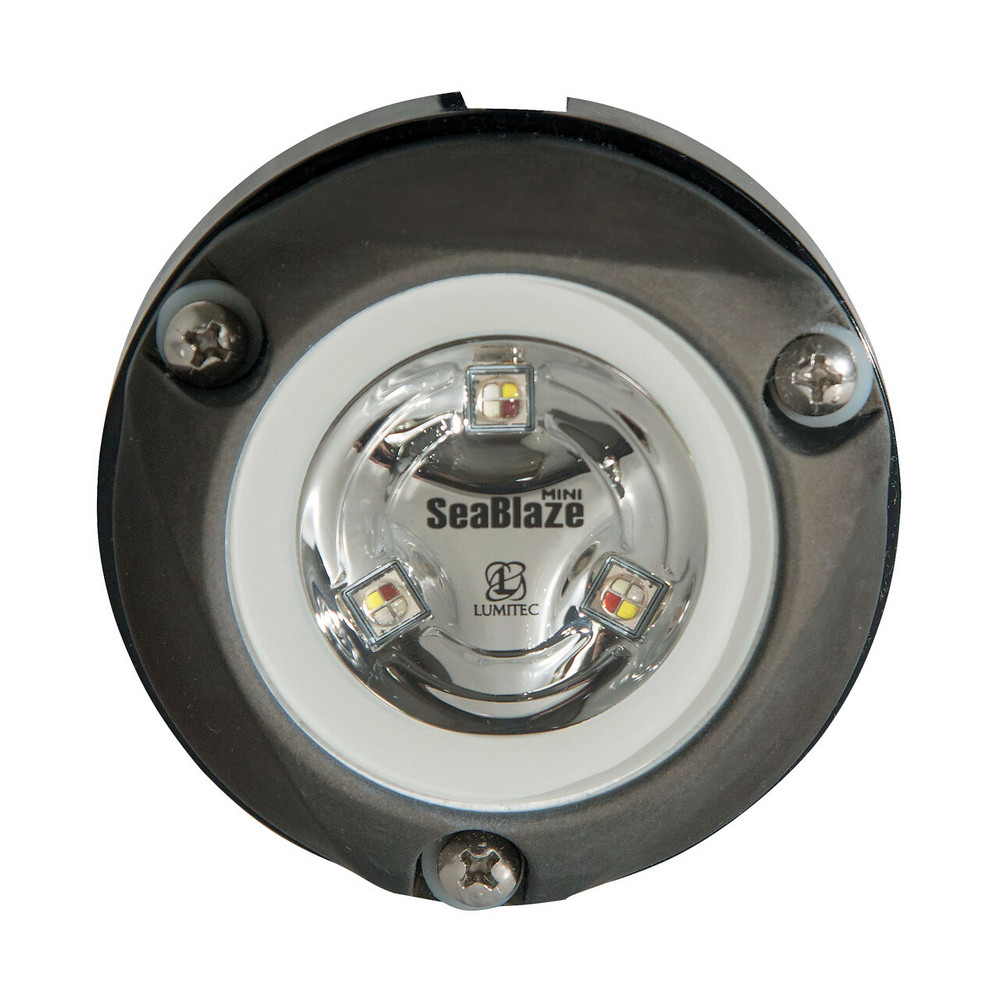 Светодиодный подводный светильник Lumitec Zambezi Mini 101458 10-30В 10.5Вт RGBW 890Лм IP68 из анодированного литого алюминия