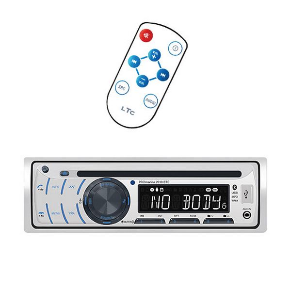 LTC Радиоприемник с CD-проигрывателем LTC PROMarine 2010 3091 Bluetooth 4 x 65 Вт