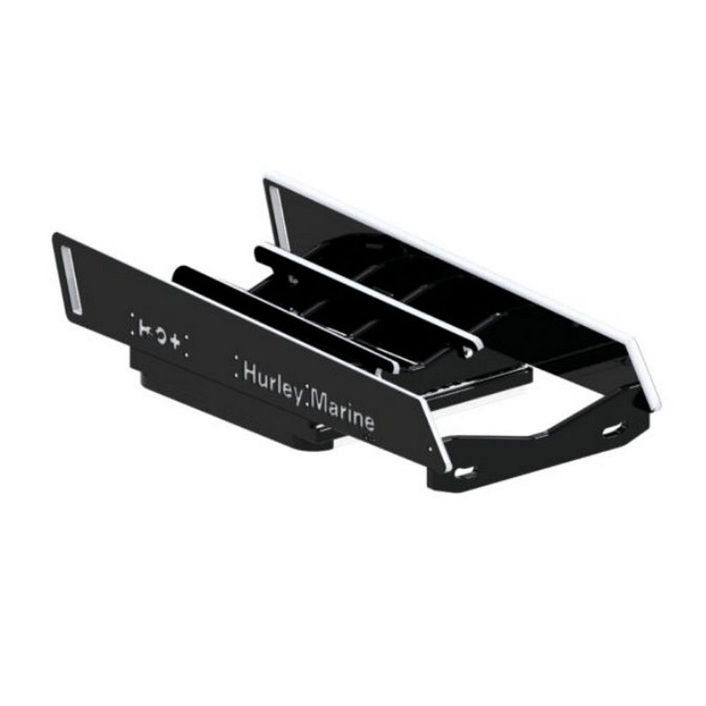 Система шлюпбалок Hurley marine H3O+ H3O-1120PLUSBLK с электрической лебедкой 12В грузоподъемность 328кг из прочного черного полиэтилена для лодок с жестким дном и гидроциклов длиной до 3,96м