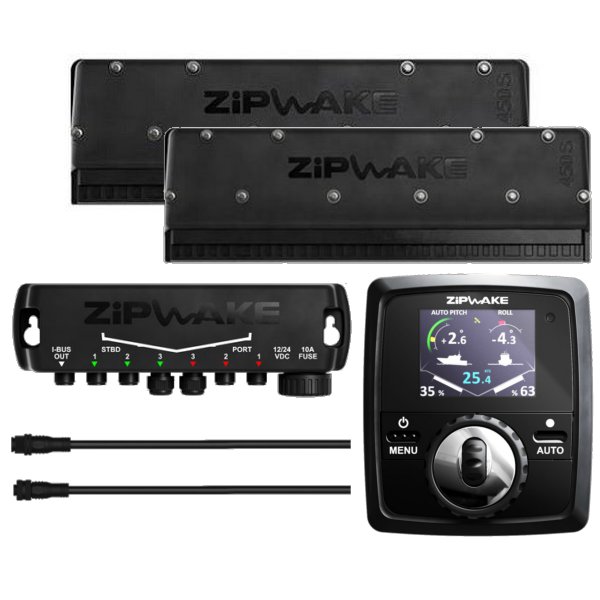 Zipwake Коробочный комплект с парой интерцепторов Zipwake KB450-S 2011146 450 мм