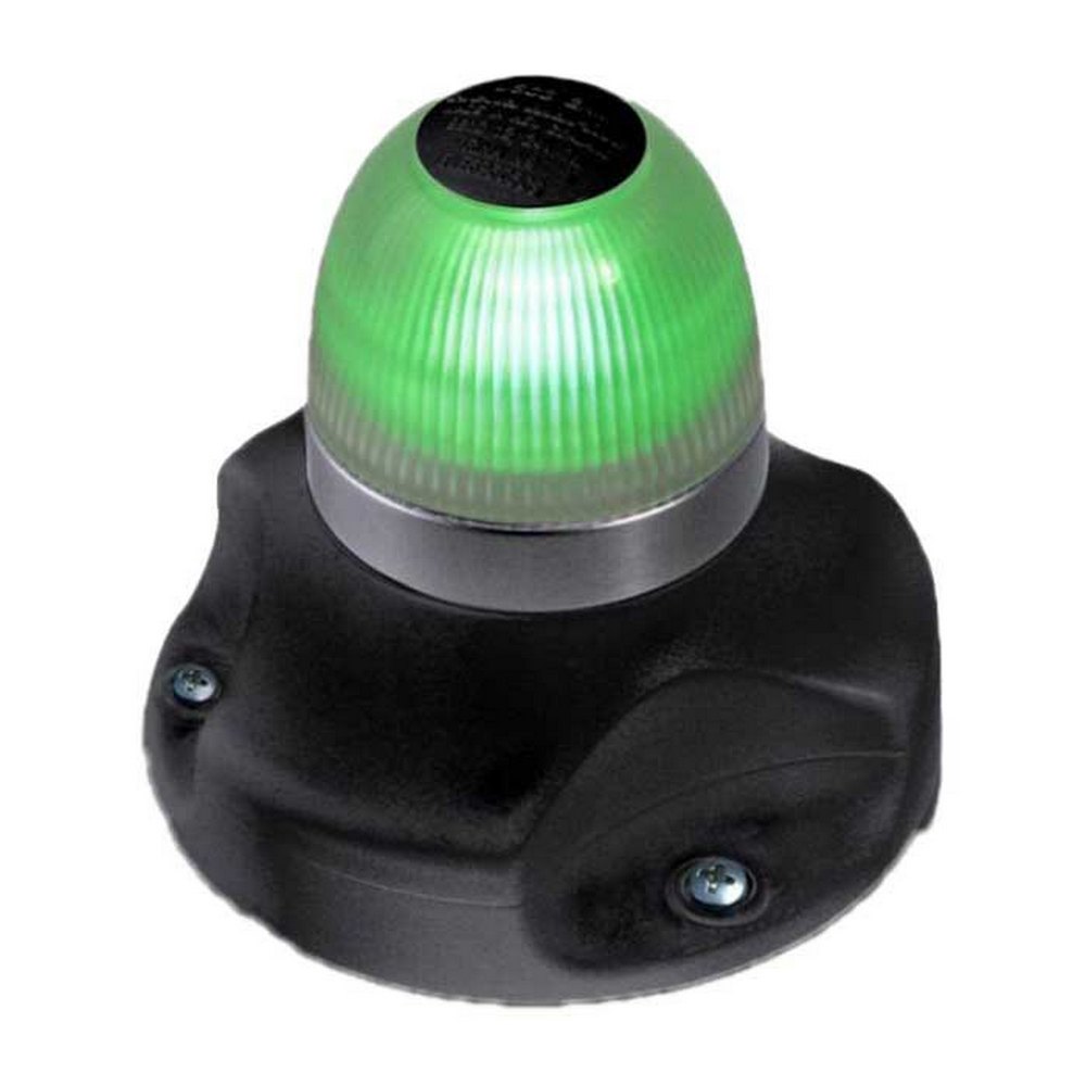 Круговой огонь Hella Marine NaviLED 360 2LT 980 910-301 зеленый 360° 9-33В 2Вт видимость 2 мили в черном пластиковом корпусе для поверхностного монтажа