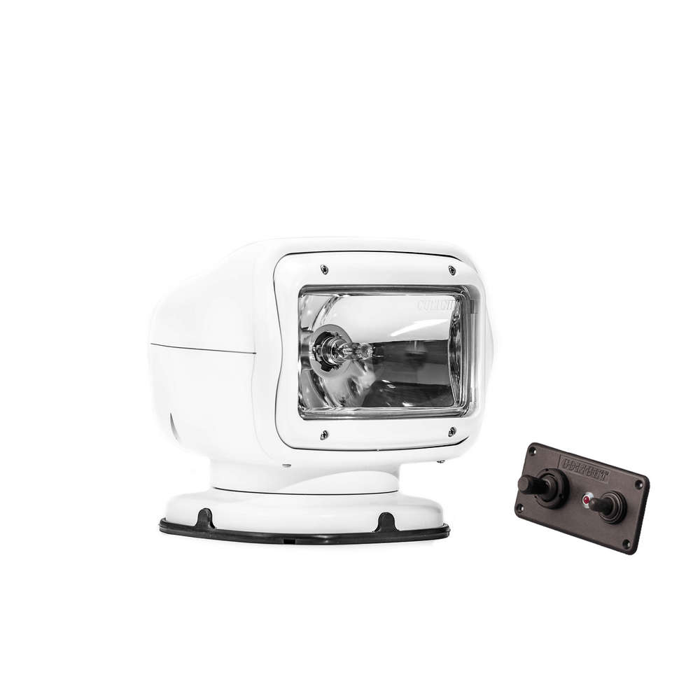 Прожектор галогенный Golight GT 2020GT 13,8В 5,5А 225000кд 370x135° дальность до 950м IP56 белый стационарный с проводным пультом ДУ