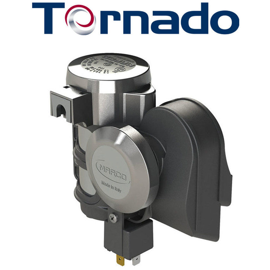 Marco Электропневматический звуковой сигнал Marco Tornado TR2/C 11203113 24 В 11 А 520/660 Гц со встроенным компрессором