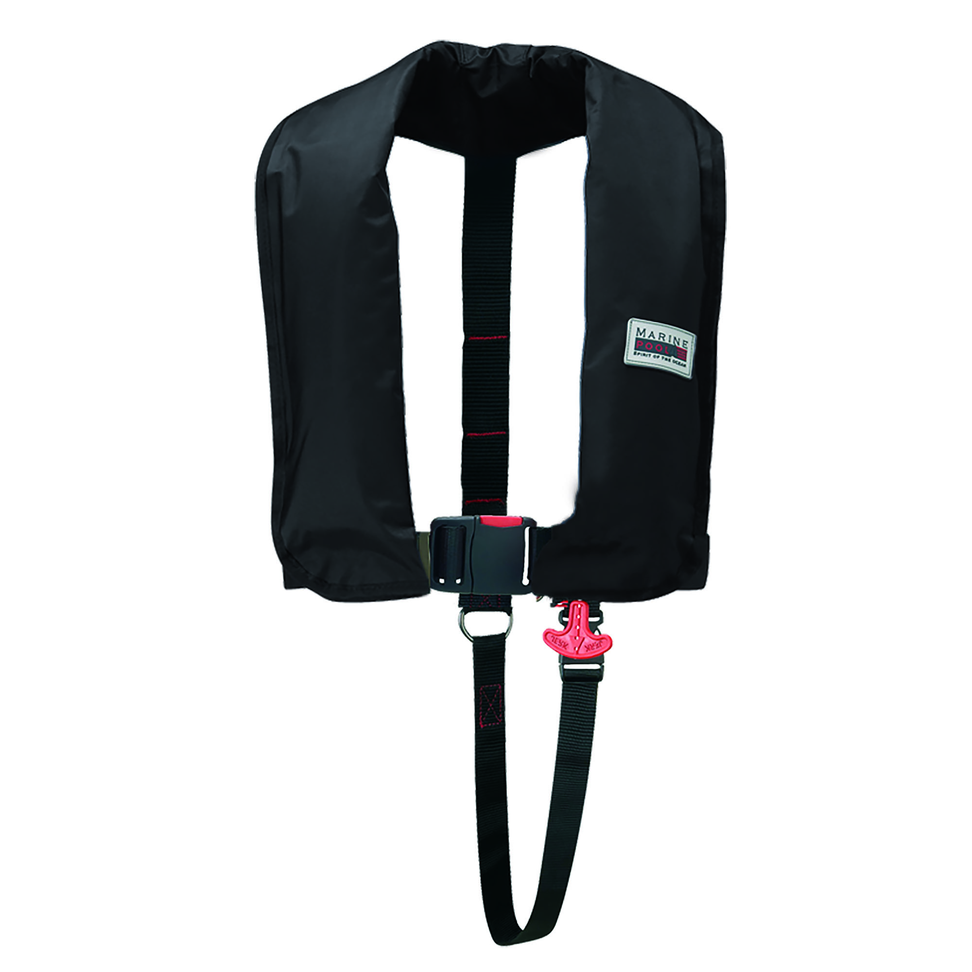 Автоматический спасательный жилет Marinepool ISO Survivor 150N чёрный для веса более 40 кг