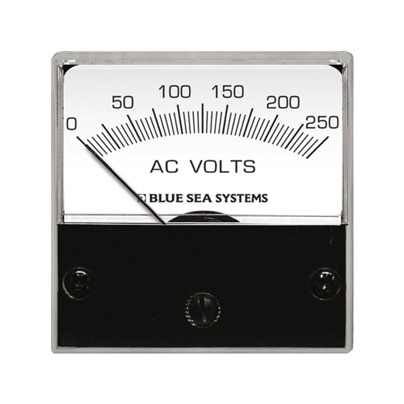 Аналоговый микро вольтметр переменного тока Blue Sea 8245 0 - 250 В