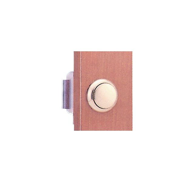 Maritim Замок для шкафов с кнопкой из полированной латуни 17780 16 - 22 мм