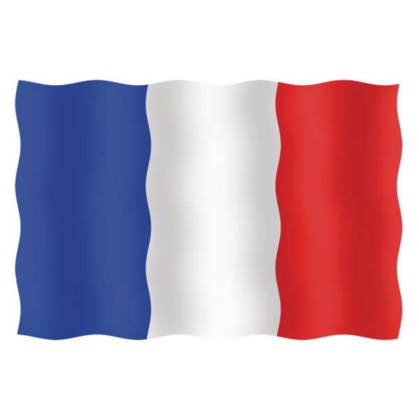 Maritim Флаг Франции гостевой из перлона/шерсти 20 x 30 см 20030-33123
