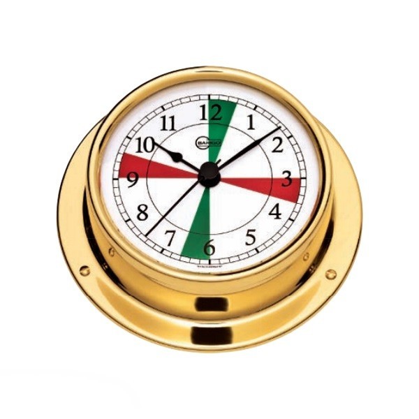Barigo Часы из полированной латуни Barigo Tempo 683MSFS 110 x 32 мм секторные