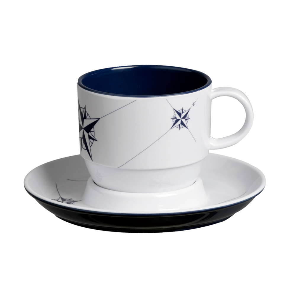 Чайный сервиз Marine Business Northwind 15005 Ø78мм 72мм 220мл 6шт из белого/синего меламина