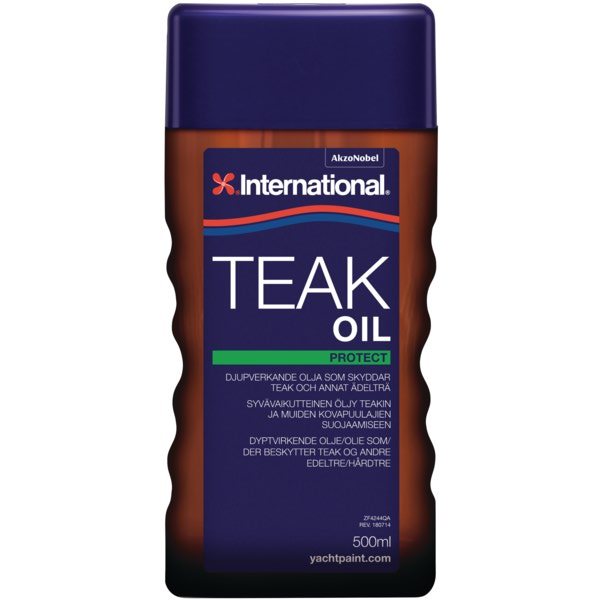 International Пропиточное масло для защиты деталей из тика International Teak Oil 500 мл