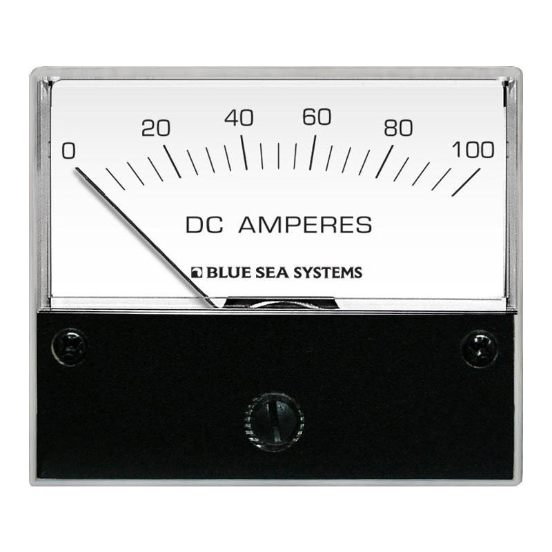 Аналоговый амперметр постоянного тока Blue Sea 8017 0 - 100 A с шунтом