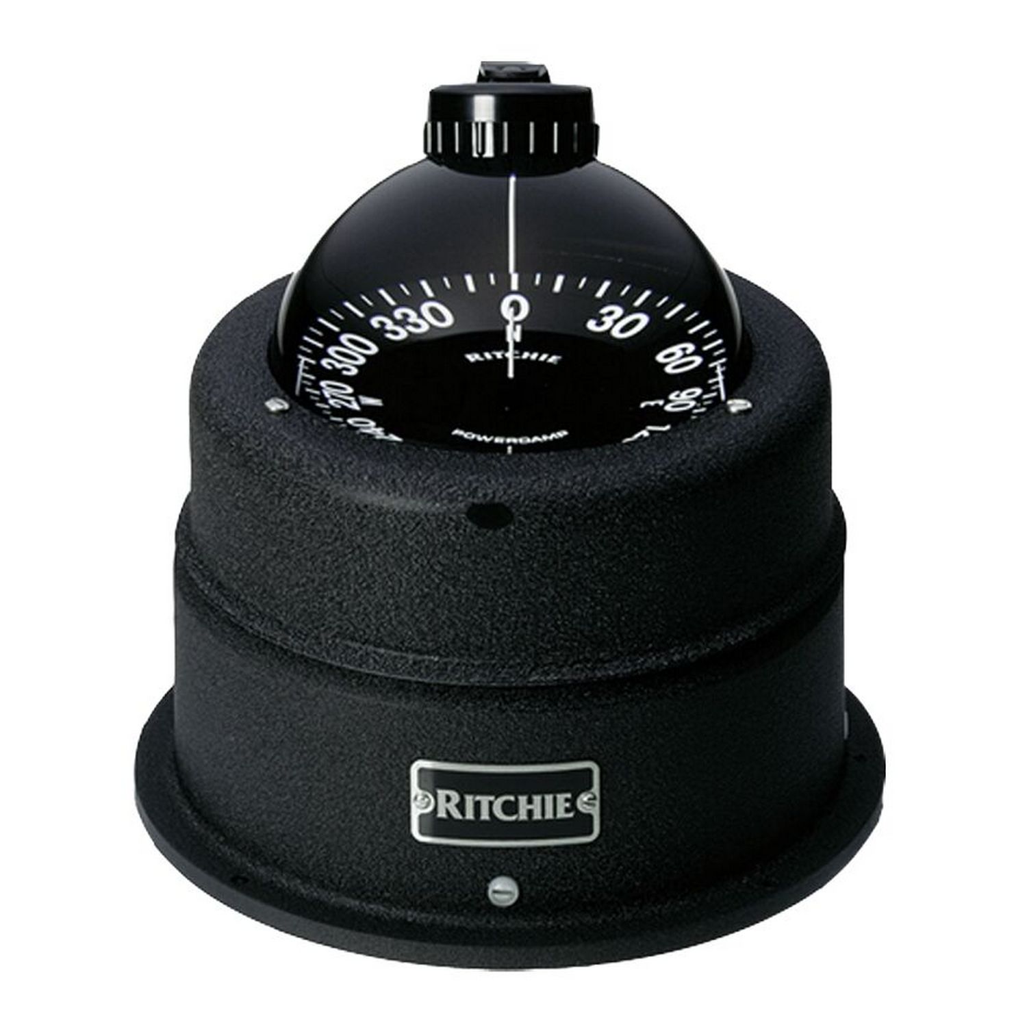 Компас Ritchie Navigation Globemaster C-463 12В Ø152мм карта на 2°/5° противоударный с амортизатором и подсветкой черный матовый