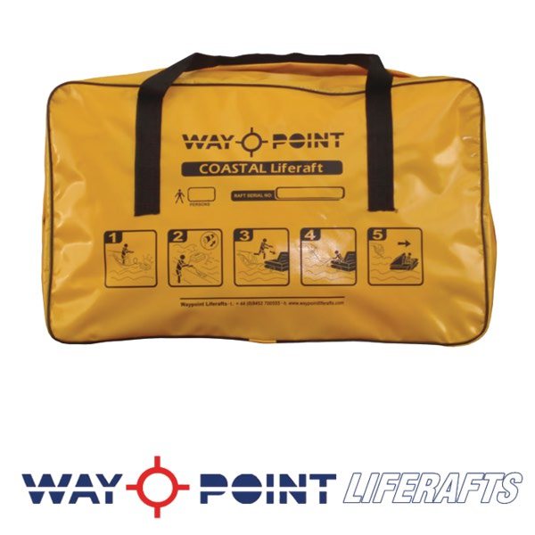 Waypoint Спасательный плот в сумке Waypoint Coastal 4 чел 60 x 41 x 23 см