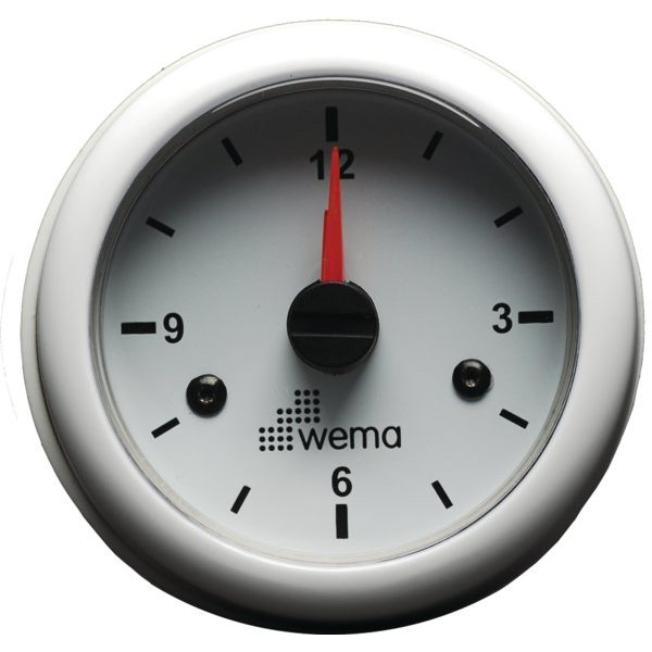 Wema Кварцевые часы белые Wema IMCR-WW 12/24 В 52 мм