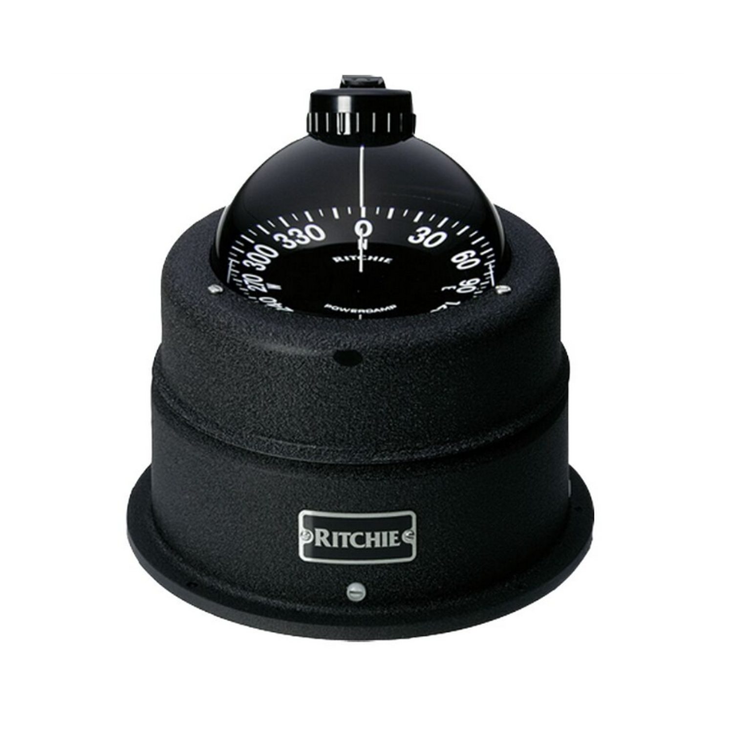 Компас Ritchie Navigation Globemaster С-453 12В Ø127мм карта на 2° с точками/2°/5° с амортизатором и подсветкой черный матовый