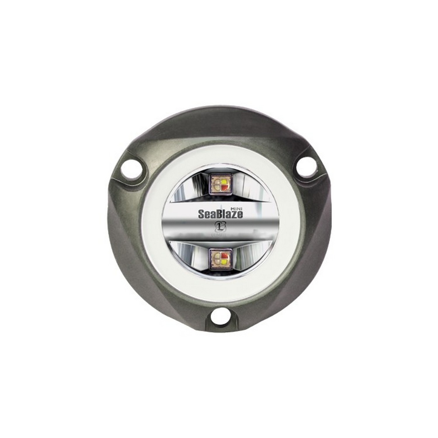 Светильник подводный светодиодный Lumitec SeaBlaze Mini Spectrum 101832 10-30В 880-450мА 10,5Вт 670лм 6500К Ø7,57см IP68 RGBW спектр из анодированного алюминия