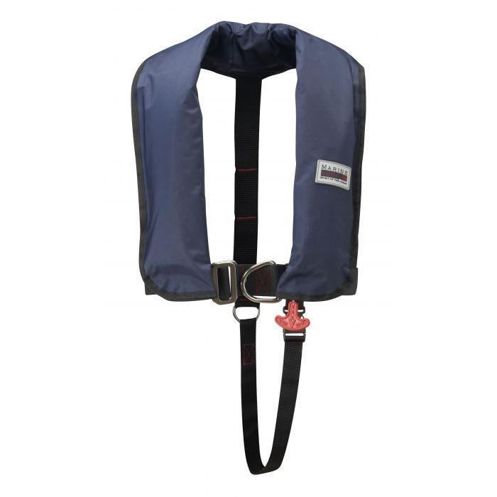 Marinepool Автоматический спасательный жилет Marinepool Classic ISO 150N 5001107 синий для веса более 40 кг