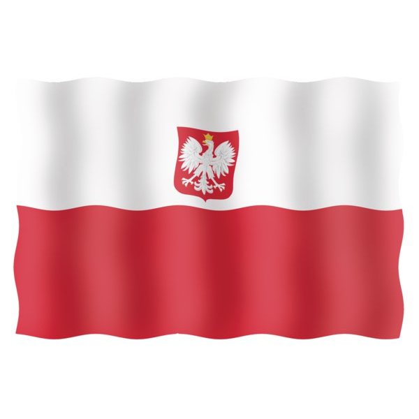 Maritim Флаг Польши гостевой из перлона/шерсти 20 x 30 см 20030-33113