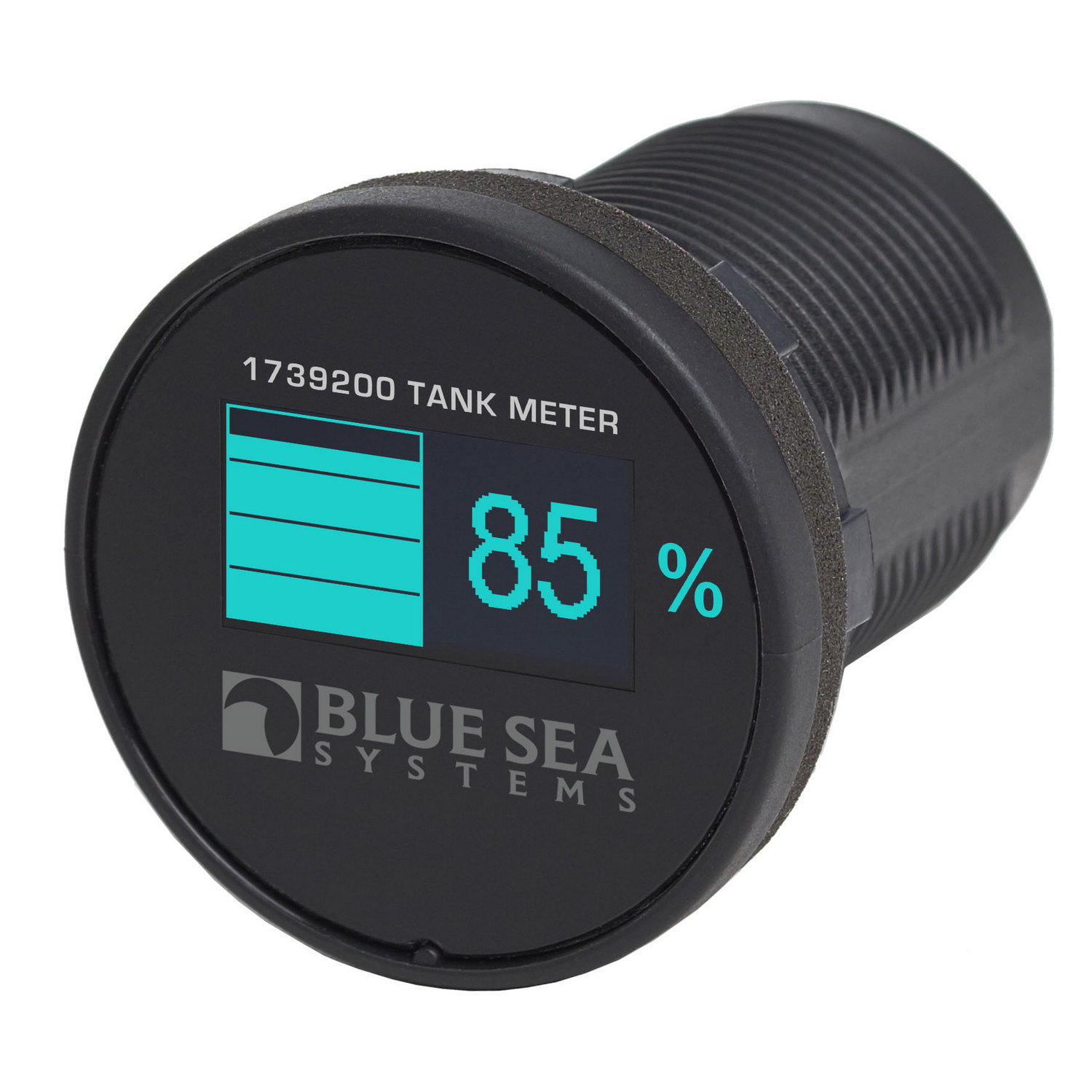 Цифровой мини индикатор уровня жидкости Blue Sea 1739200 12/24В 40мм с голубым OLED экраном