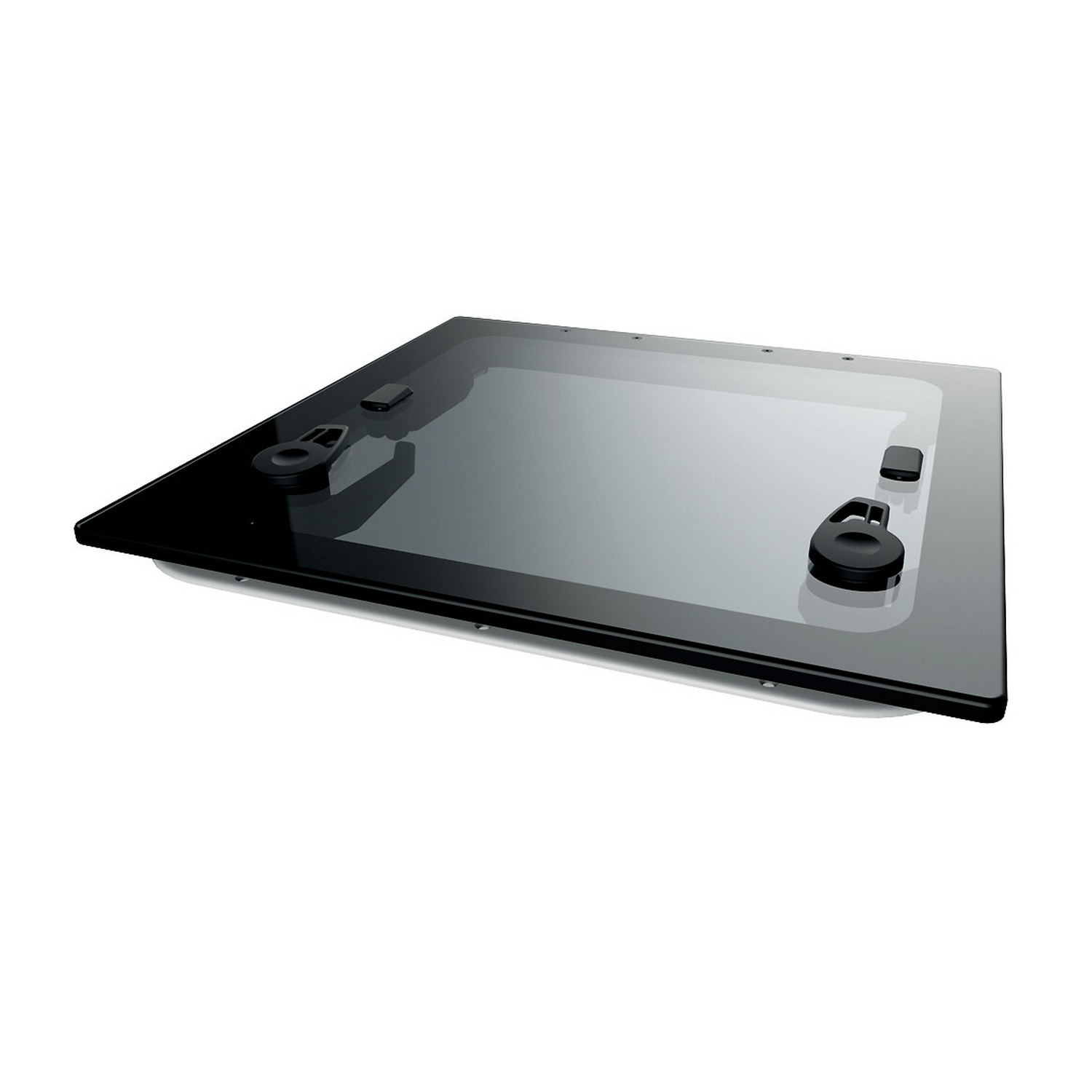 Люк палубный Lewmar Flush 2G 39960812 577x577x31мм размер 60 черная акриловая рамка темно-серое стекло