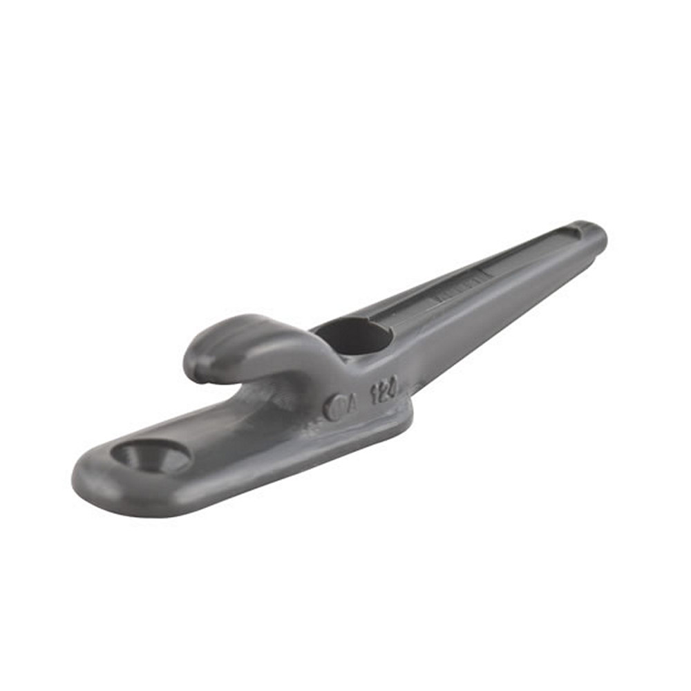 Утка со стопором Allen Brothers A.124 63мм для троса Ø6мм из черного нейлона