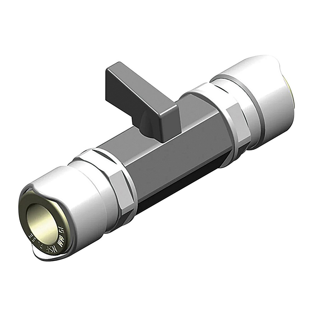 Запорный кран Whale Shut-Off Valve WX1573B для труб Ø15мм из пластика/латуни
