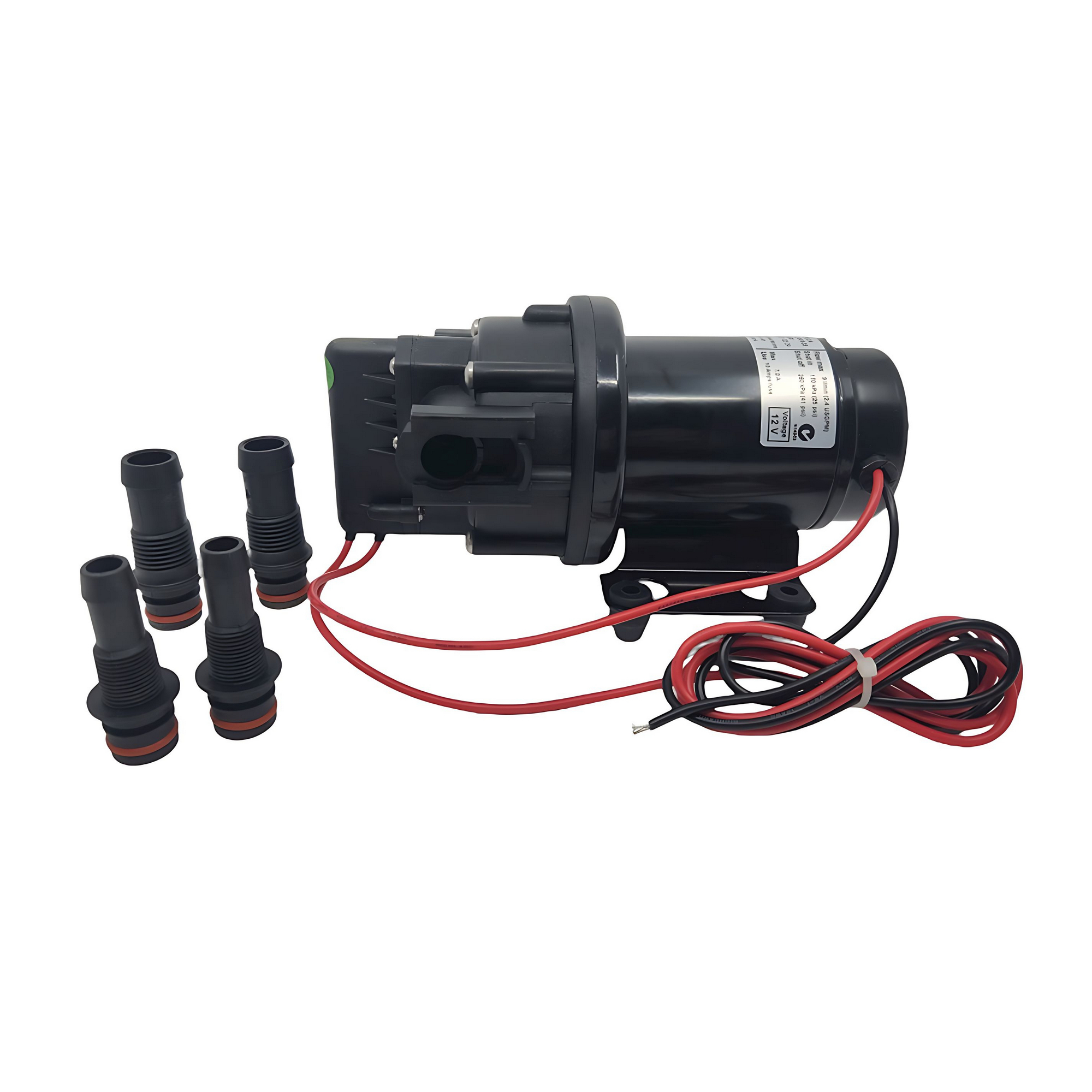 Гидрофор пятикамерный Johnson Pump Aqua Jet WPS 2.4 10-24604-03 12В 9 л/мин 2,8Бар 85Вт 204х197х110мм диафрагменный насос