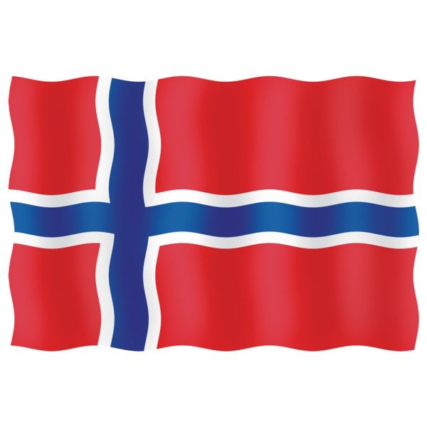 Maritim Флаг Норвегии гостевой из перлона/шерсти 20 x 30 см 20030-33111