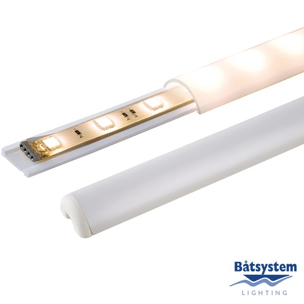Batsystem Профиль пластиковый Batsystem Superstrip 9250 1 м для осветительной ленты Flat Superstrip