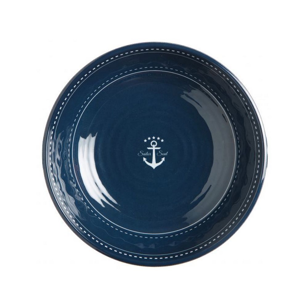 Набор глубоких тарелок Marine Business Sailor Soul 14002 Ø220мм 6шт из синего меламина