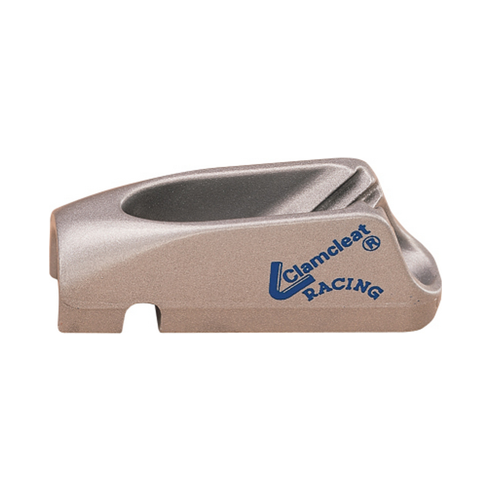 Стопор щелевой с направляющей Clamcleat Racing junior Mk2 CL211MK2S2 55x16x20 мм алюминиевый для тросов 3-6 мм