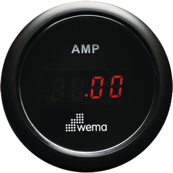 Wema Амперметр с красным светодиодным дисплеем Wema AMP-KIT-BB 12/24 В 52 мм