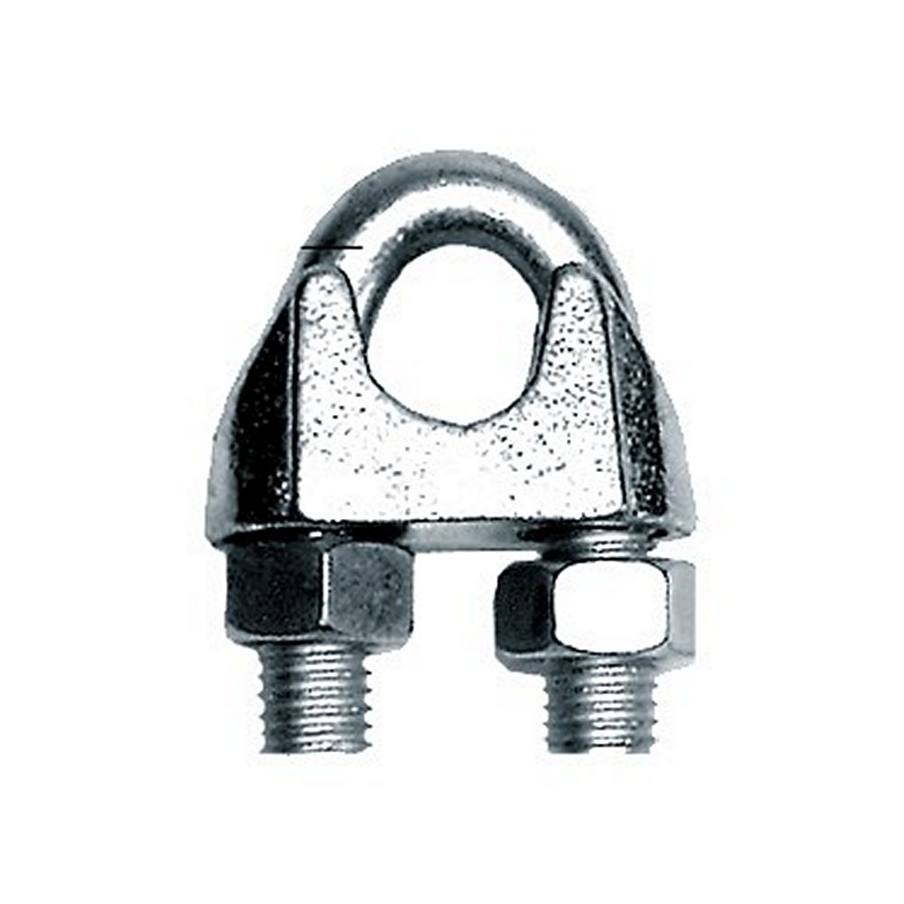 Зажим для троса 0902-0608 M8 трос Ø8мм из стали с гальваническим покрытием