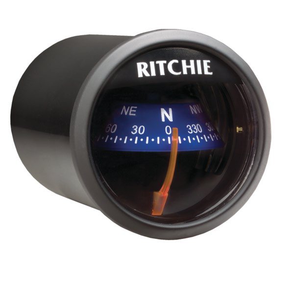 Ritchie Navigation Компас с конической картушкой Ritchie Navigation Sport X-21BU чёрный/синий 51 мм 12 В врезается в переборку
