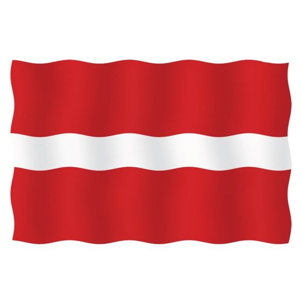 Maritim Флаг Латвии гостевой из перлона/шерсти 20 x 30 см 20030-33132