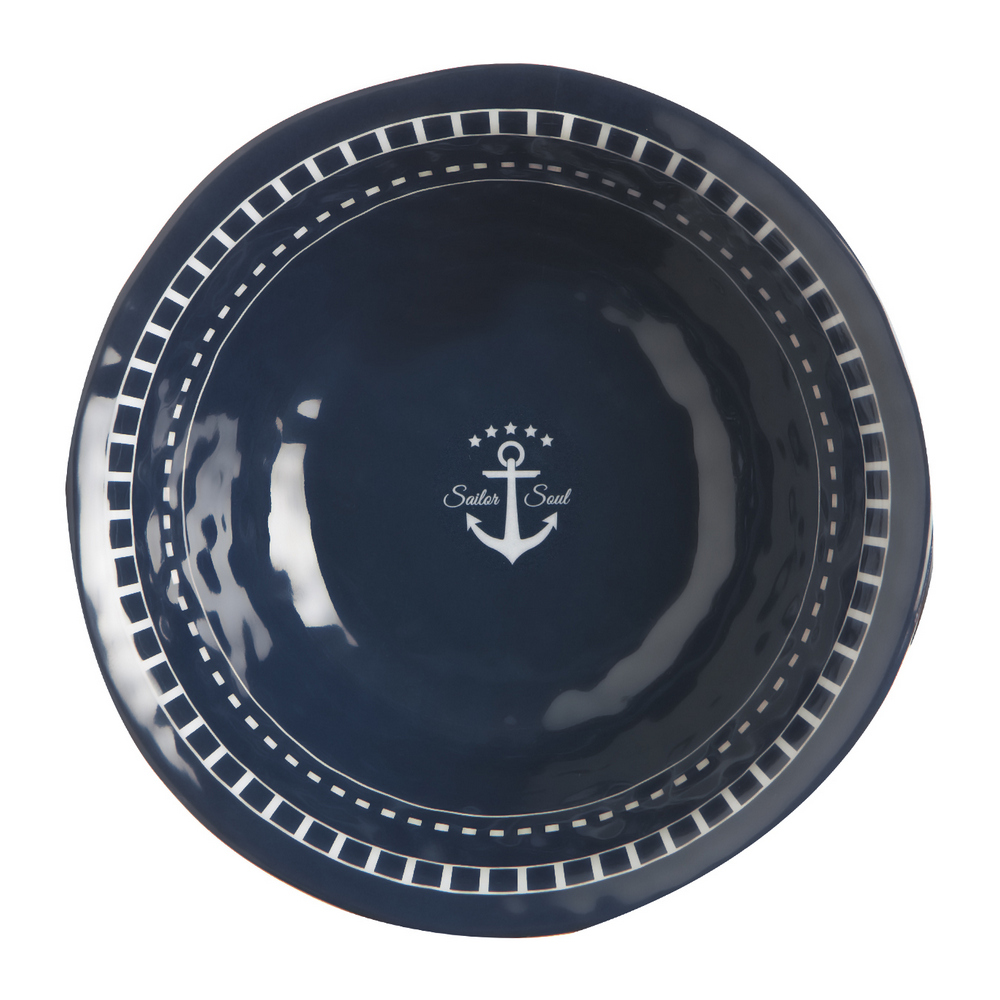 Набор глубоких тарелок Marine Business Sailor Soul 14007 Ø150мм 6шт из синего меламина